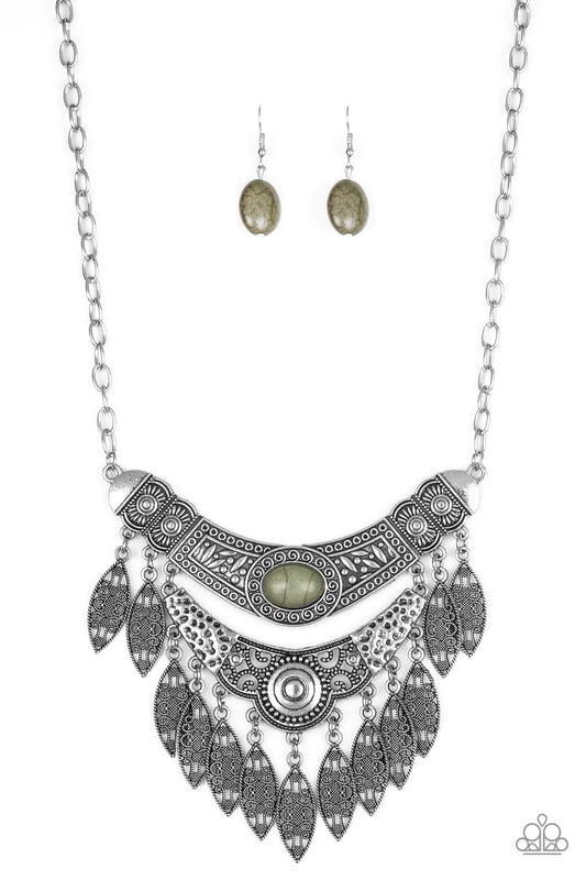 Paparazzi Necklace ~ Island Queen - Green