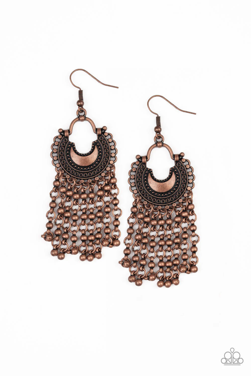 Paparazzi Earring ~ Catching Dreams - Copper