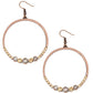 Dancing Radiance - Copper - Paparazzi Earrings Image