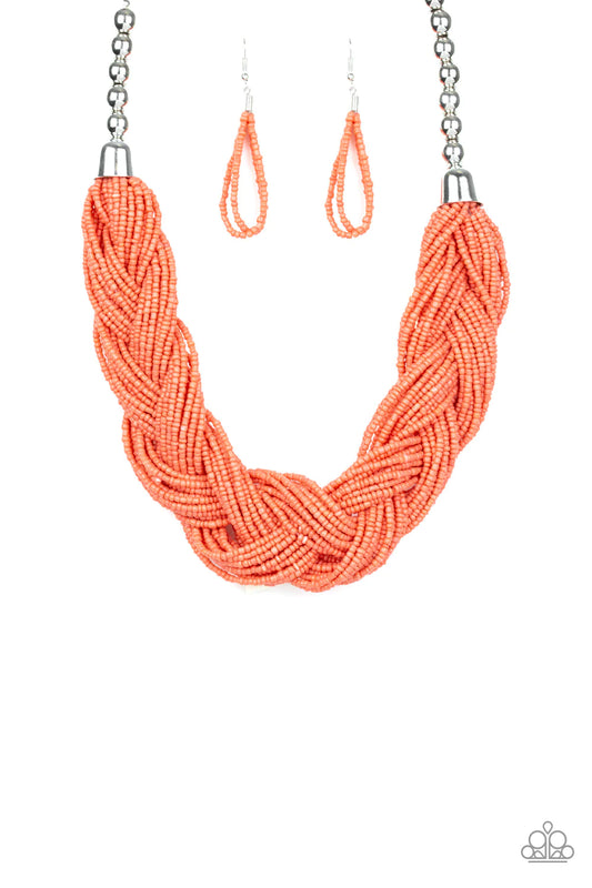 Paparazzi Necklace ~ The Great Outback - Orange