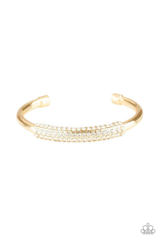 Pulsera Paparazzi ~ Dazzle Day to Day - Oro