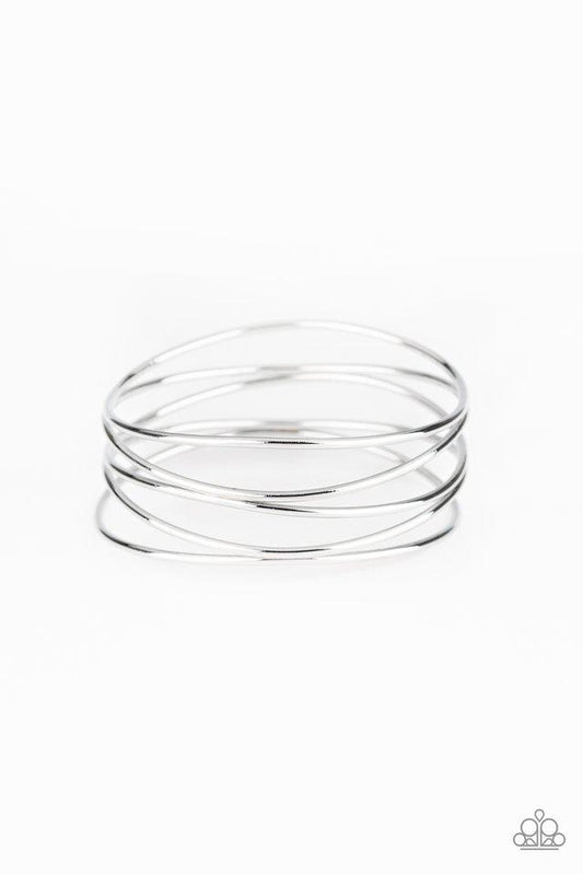 Pulsera Paparazzi ~ Brillo espectacular - Plata