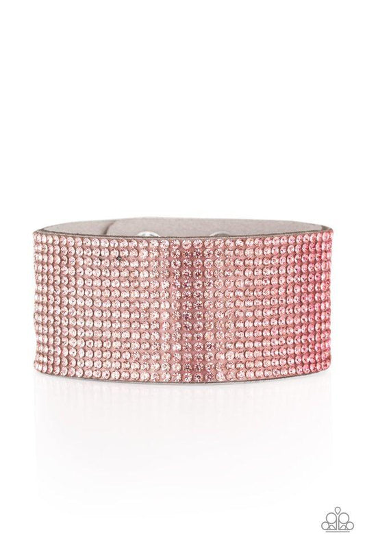 Paparazzi Bracelet ~ Fade Out - Pink