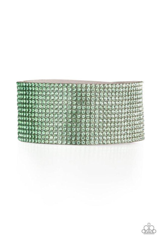 Pulsera Paparazzi ~ Fade Out - Verde