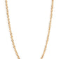 Lightweight Division - Gold - Paparazzi Necklace Image