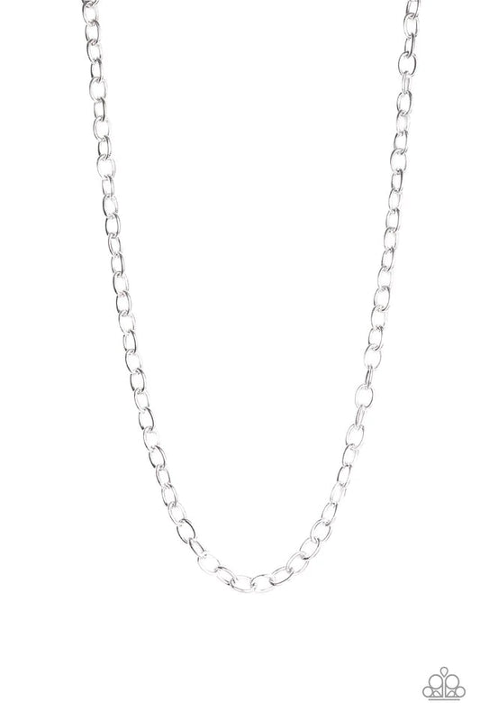 Paparazzi Necklace ~ Courtside Seats - Silver