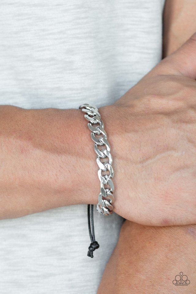 Renegade - Silver - Paparazzi Bracelet Image
