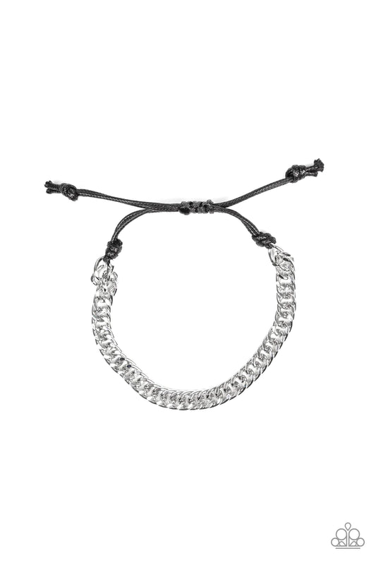 Pulsera Paparazzi ~ AWOL - Plata