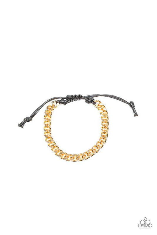 Pulsera Paparazzi ~ Throwdown - Oro