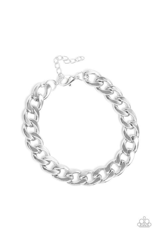 Leader Board - Silver - Paparazzi Bracelet Image