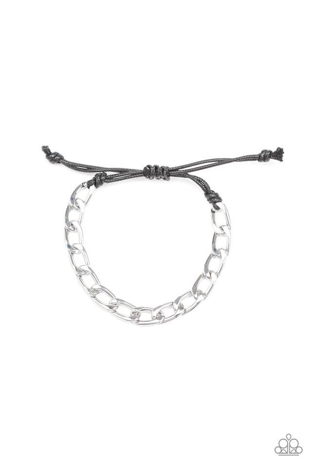 Paparazzi Bracelet ~ Goalpost - Silver