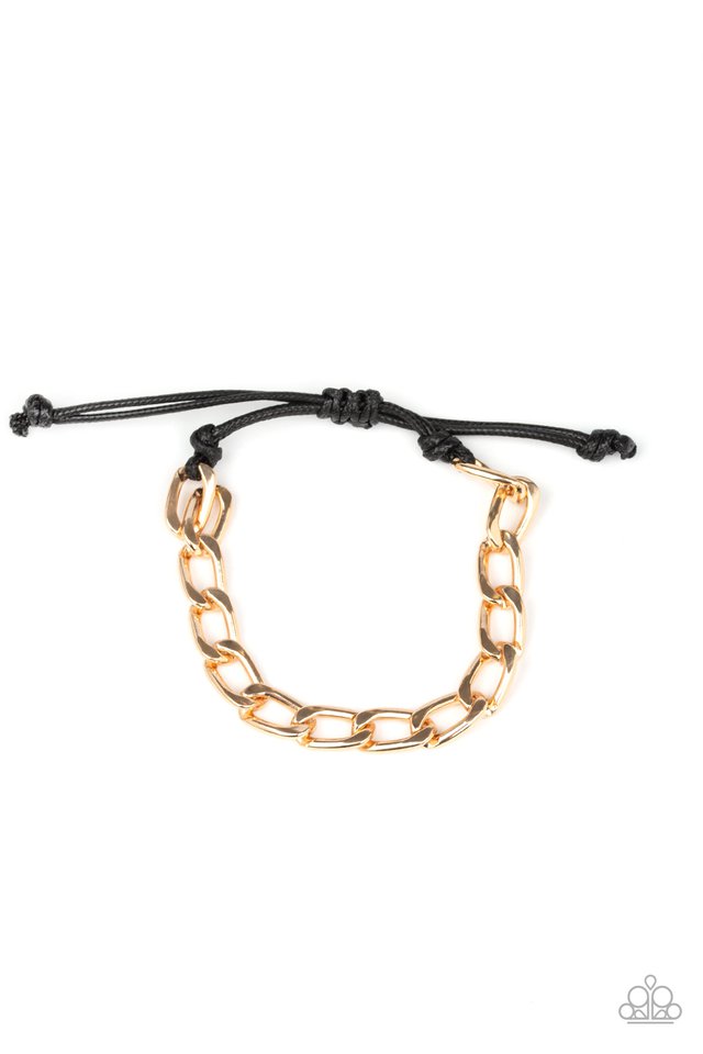 Goalpost - Gold - Paparazzi Bracelet Image