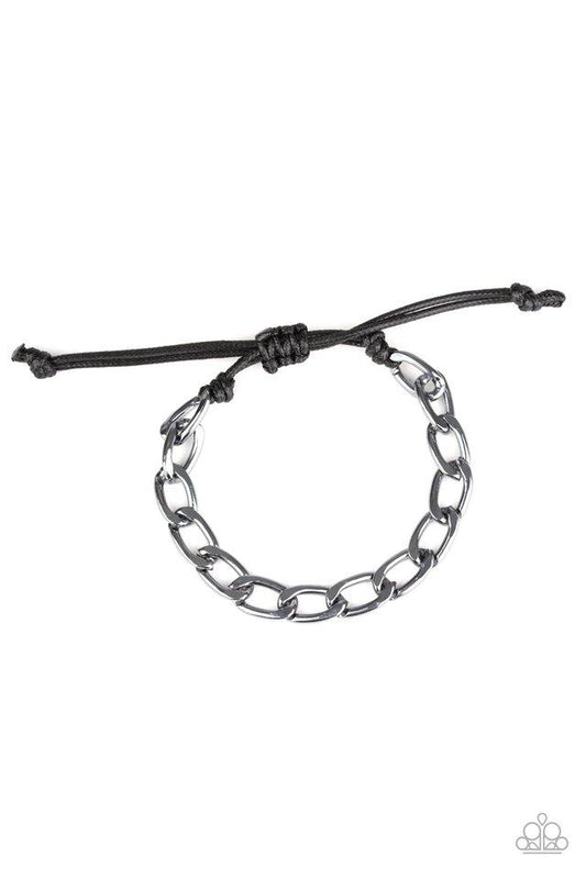 Pulsera Paparazzi ~ Goalpost - Negra