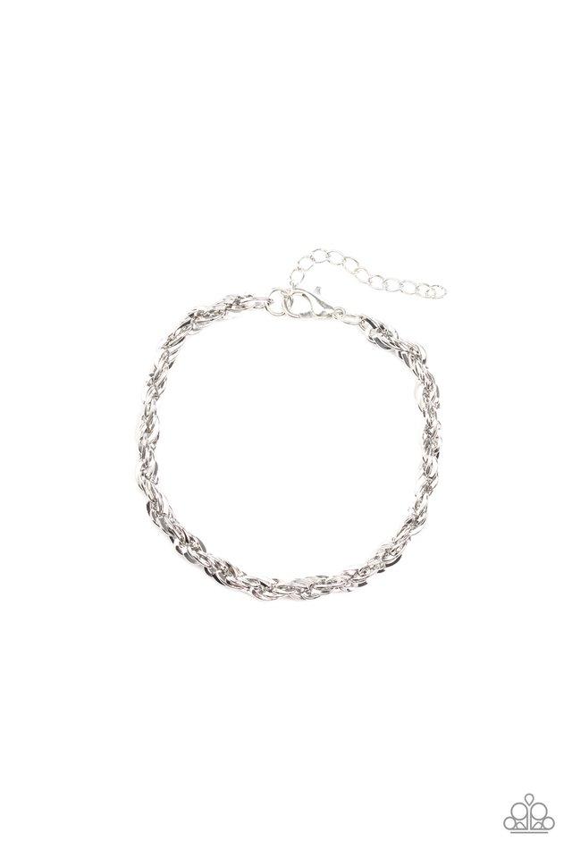 Paparazzi Bracelet ~ Last Lap - Silver