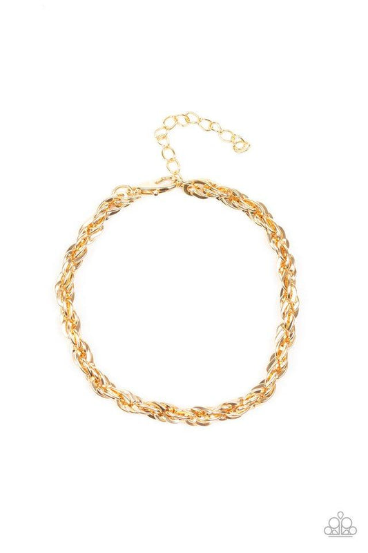 Paparazzi Bracelet ~ Last Lap - Gold