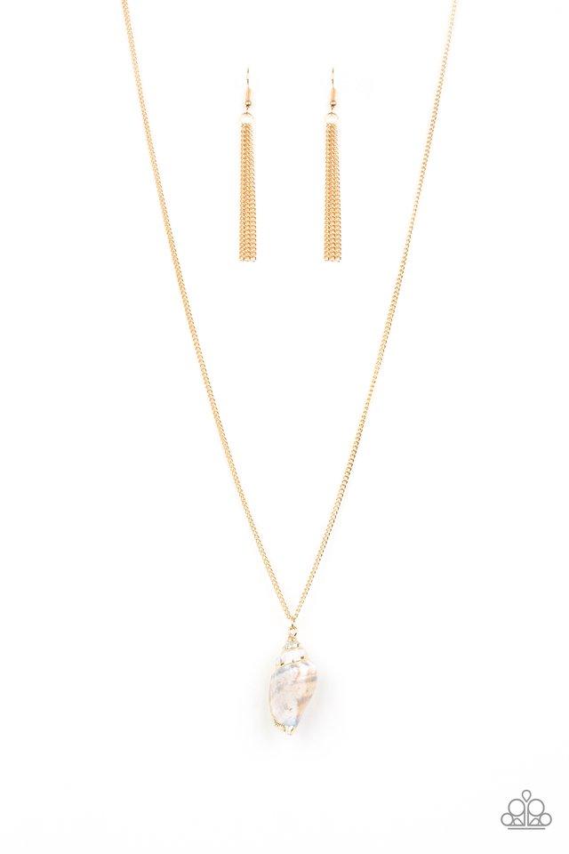 Paparazzi Necklace ~ Breaking Out Of My Shell - Gold