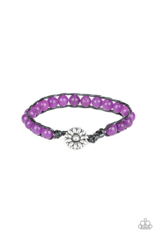 Paparazzi Bracelet ~ Daisy Guru - Purple