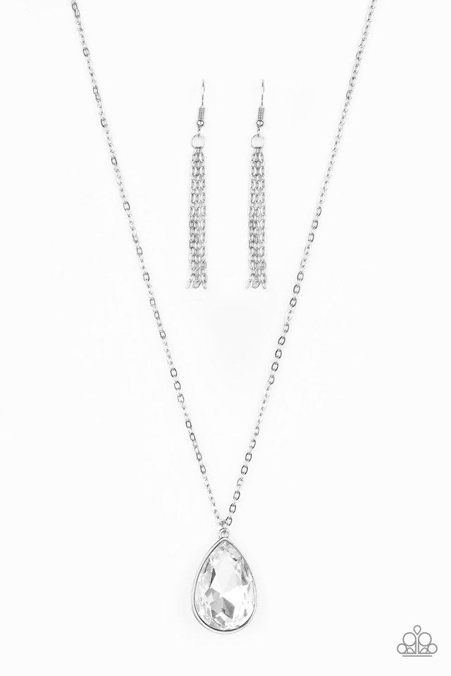 Paparazzi Necklace - So Obvious - White