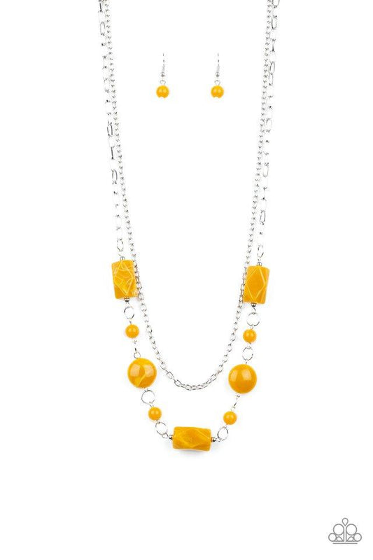 Paparazzi Necklace ~ Colorfully Cosmopolitan - Yellow