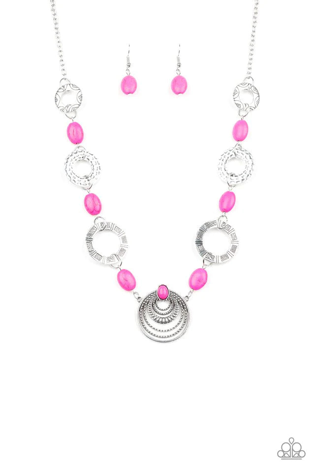 Collar Paparazzi ~ Tendencia Zen - Rosa