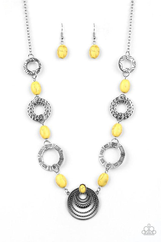 Paparazzi Necklace ~ Zen Trend - Yellow