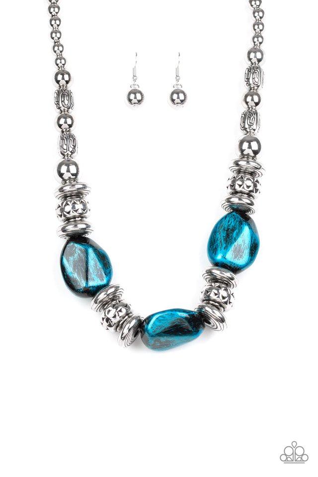 Paparazzi Necklace ~ Colorfully Confident - Blue