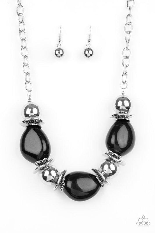 Paparazzi Necklace ~ Vivid Vibes - Black