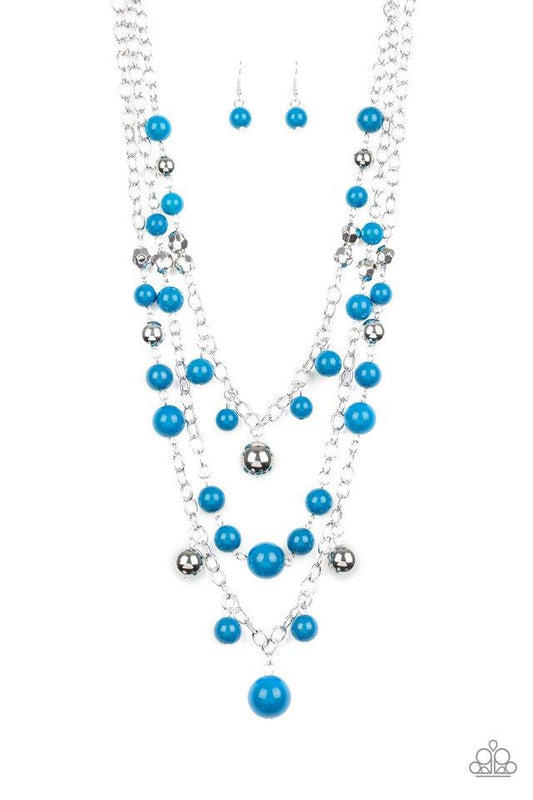 Paparazzi Necklace ~ The Partygoer - Blue