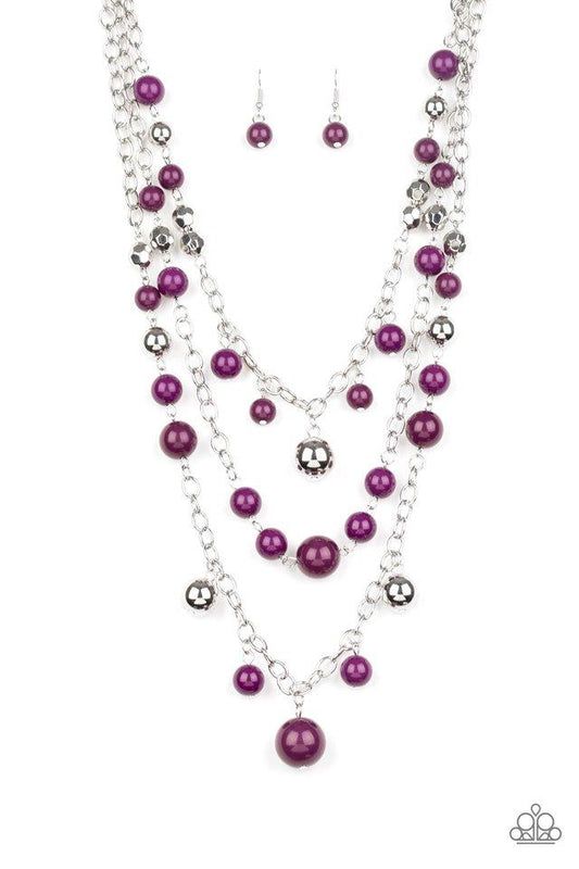 Paparazzi Necklace ~ The Partygoer - Purple