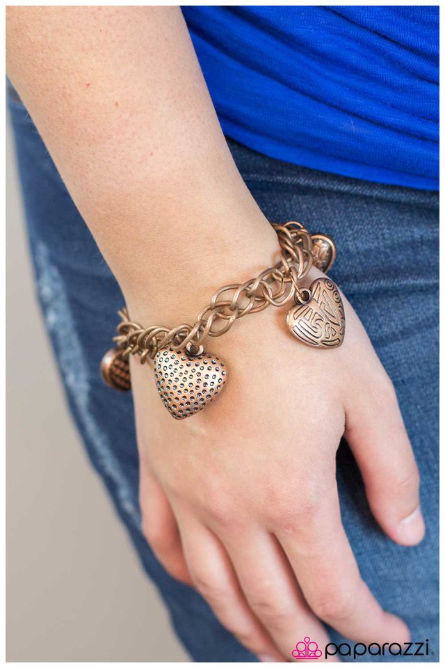 Pulsera Paparazzi ~ Mi Amour - Cobre