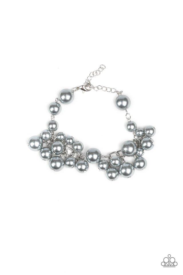 Paparazzi Bracelet ~ Girls In Pearls - Silver