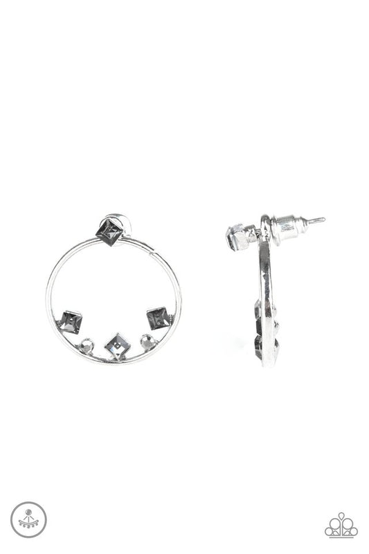 Top-Notch Twinkle - Silver - Paparazzi Earring Image