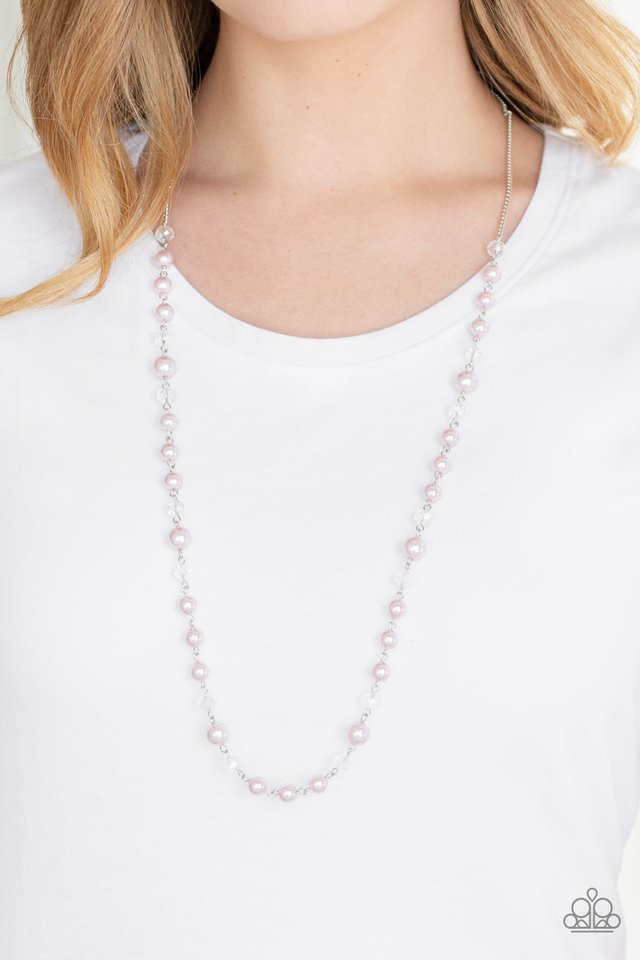 Pristine Prestige - Pink - Paparazzi Necklace Image