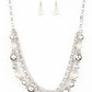 5th Avenue Romance - White - Paparazzi Necklace Image
