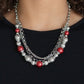 5th Avenue Romance - Red - Paparazzi Necklace Image