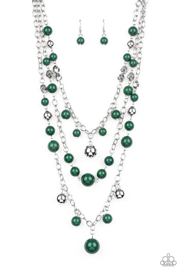 Paparazzi Necklace ~ The Partygoer - Green