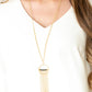 Terra Tassel - Gold - Paparazzi Necklace Image