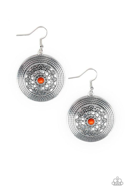 Paparazzi Earring ~ Karma Drama - Orange