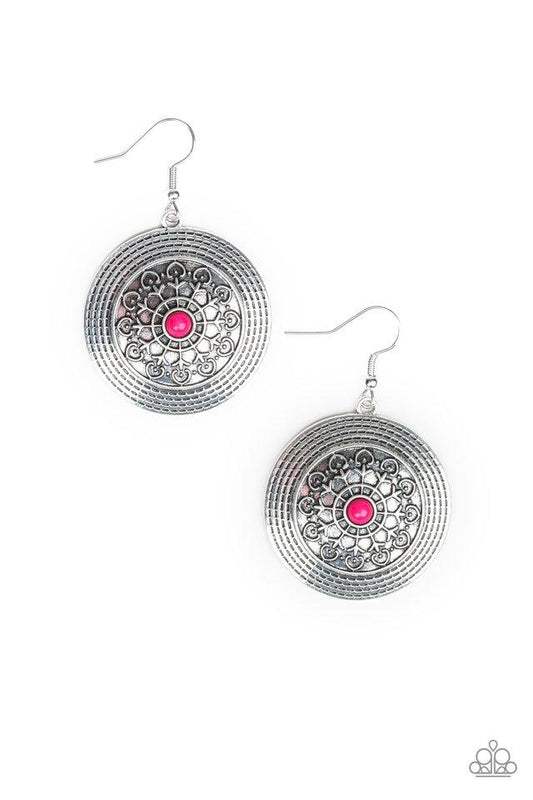 Paparazzi Earring ~ Karma Drama - Pink