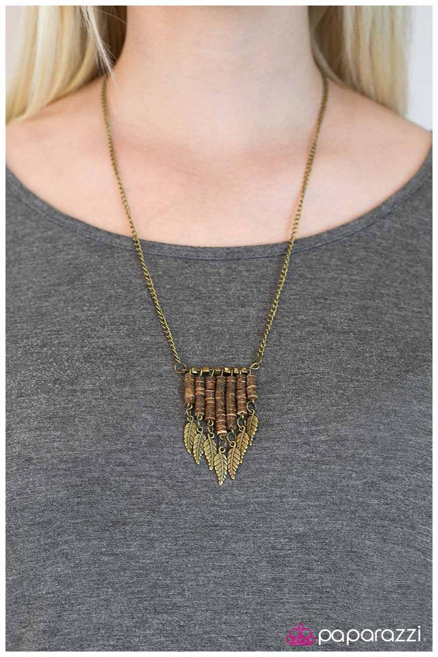 Paparazzi Necklace ~ No Limits - Brass