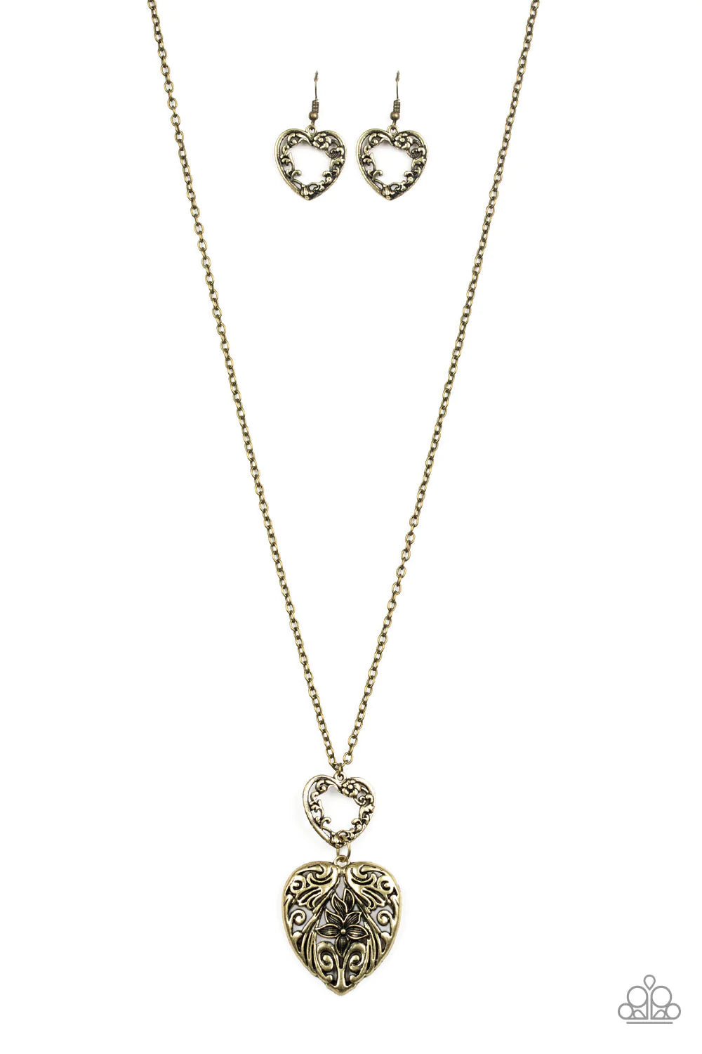 Paparazzi Necklace ~ Garden Lovers - Brass