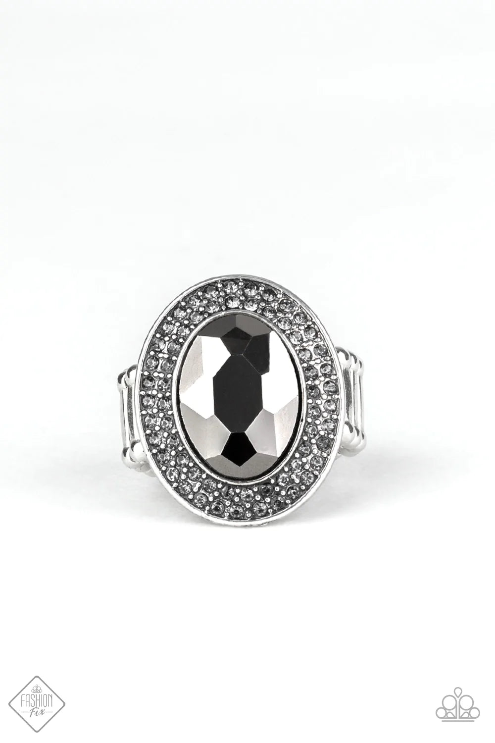 Anillo Paparazzi ~ Castle Lockdown - Plata