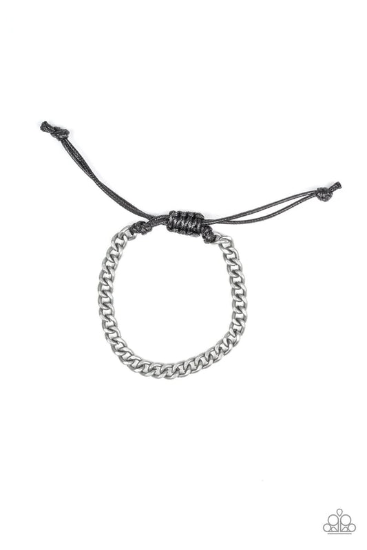 Paparazzi Bracelet ~ Goal! - Silver