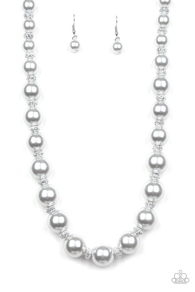 Paparazzi Necklace ~ Uptown Heiress - Silver