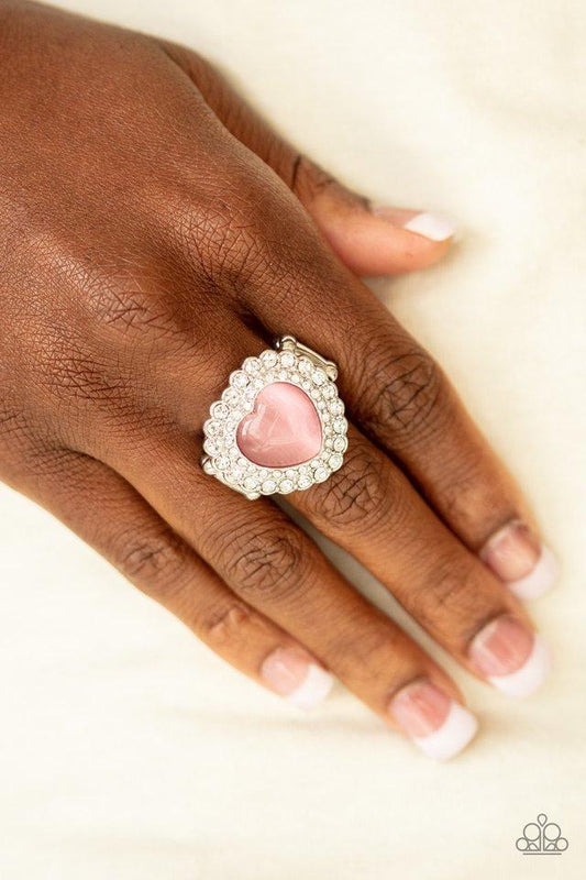 Paparazzi Ring ~ Lovely Luster - Pink