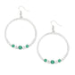 Dancing Radiance - Green - Paparazzi Earring Image