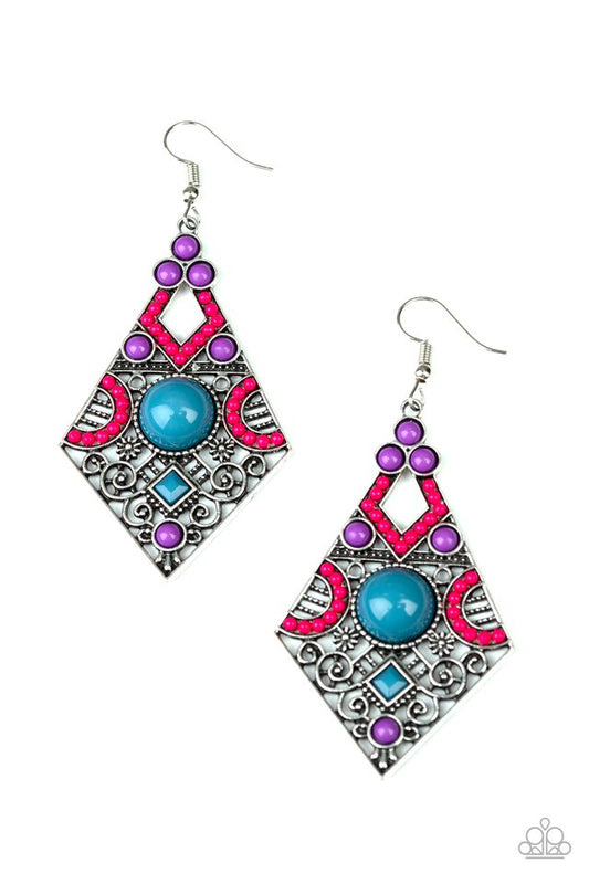 Malibu Meadows - Multi - Paparazzi Earring Image