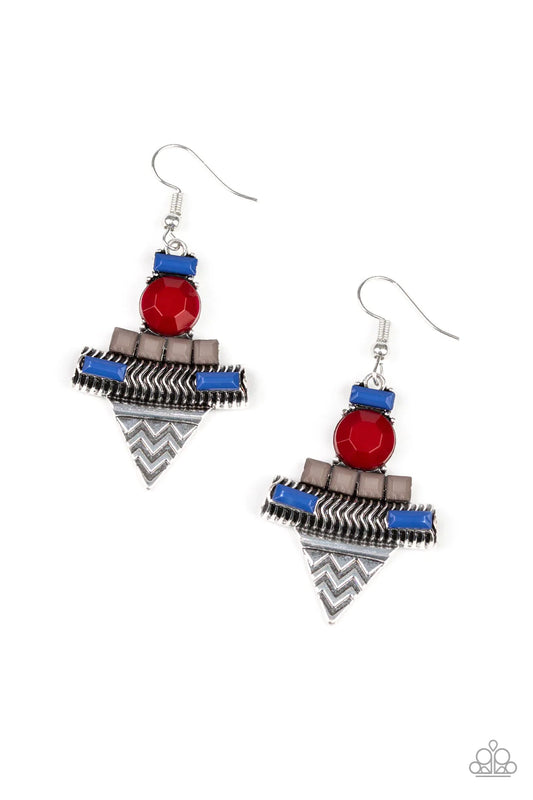 Paparazzi Earring ~ Tribal Terrain - Multi