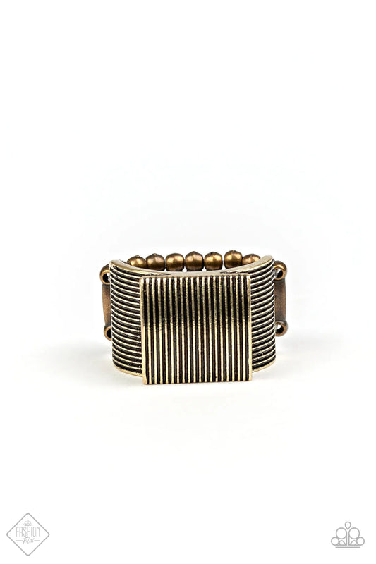 Paparazzi Ring ~ In GRATE Measure  - Brass