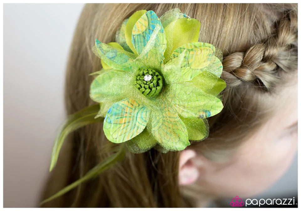 Paparazzi Hair Accessories ~ Flair for the Dramatic - Green